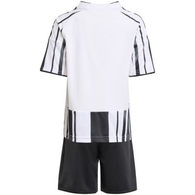 11. Komplet dla dzieci adidas Juventus 25/26 Home biało-czarny JN5220