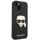 4. Etui Karl Lagerfeld Saffiano Karl's Head Patch na iPhone 14 Plus - czarne