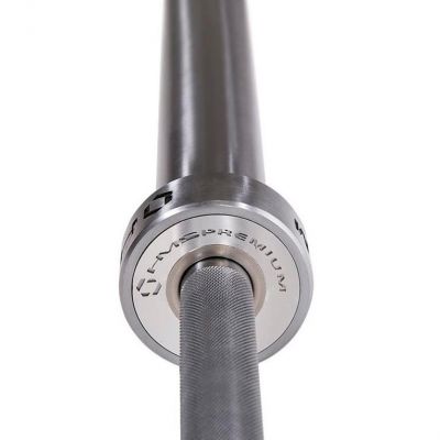 10. Gryf olimpijski 20 kg / 2200 mm z zaciskami lock jaw HMS GO1100