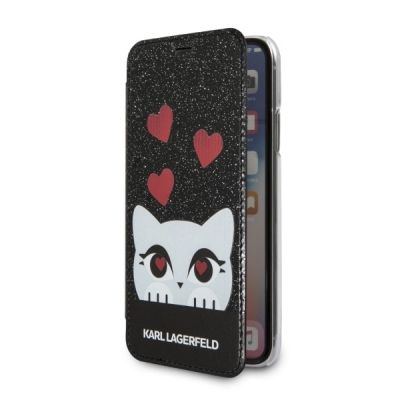 2. Etui Karl Lagerfeld Valentine na iPhone X / Xs - czarne