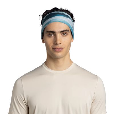 2. Buff CoolNet UV Wide Headband 13802670610 Niebieskie One size