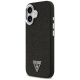 2. Etui Guess Glitter Triangle Logo MagSafe do iPhone 17 - czarne