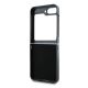 7. Etui DKNY Leather Metal Stack Logo na Samsung Galaxy Z Flip 6 - czarne