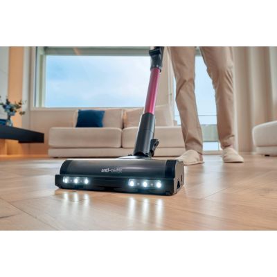 7. Hoover HF610HX 011 Pionowy odkurzacz Bateria Suchy EPA Bez worka 0,7 l 650 W Purpurowy 4 Ah