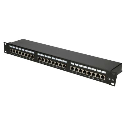 8. Patch panel Extralink  EX.9830 (1U; kat. 5e; 24xRJ-45)