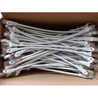 3. Kabel krosowy Equip Cat6 100szt S/FTP 2xRJ45 0,25m biały LSZH
