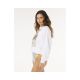 2. Bluza damska RIP CURL Hayley O O/S Drop Shldr Crew biała
