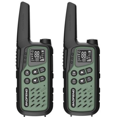Krótkofalówka Baofeng BF-T25E zielona, 2 sztuki