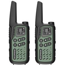 Krótkofalówka Baofeng BF-T25E zielona, 2 sztuki