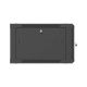 29. Szafa instalacyjna rack wisząca 19" 6U 600x600 czarna drzwi perforowane Lanberg (flat pack)