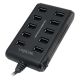 2. HUB USB Logilink UA0125 10-portowy USB2.0 z zasilaczem 3,5A