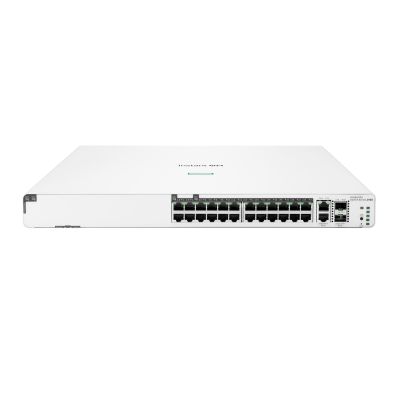 Aruba Instant On 1960 24G 20p Class4 4p Class6 PoE 2XGT 2SFP+ 370W Zarządzany L2+ Gigabit Ethernet (10/100/1000) Obsługa PoE 1U Biały