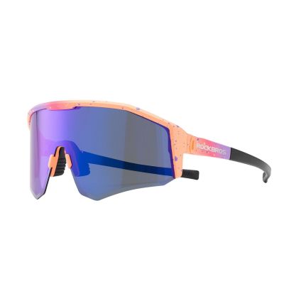 Rockbros okulary sporotowe SP297 różowe z polaryz.