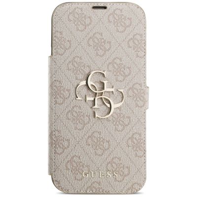 3. Etui Guess Book 4G Metal Logo na iPhone 17 Pro Max - różowe