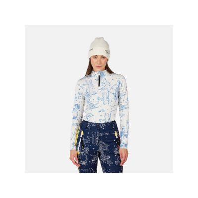 Bluza damska ROSSIGNOL W JCC BOOSTER HZ biała