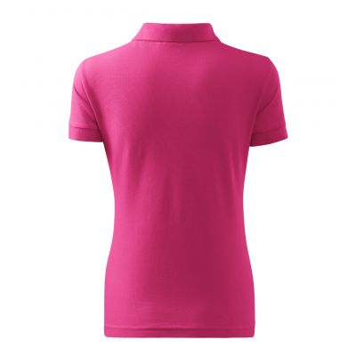 2. Koszulka polo Malfini Cotton W MLI-21340 czerwień purpurowa
