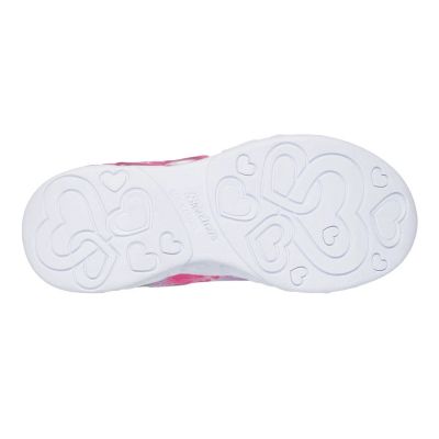4. Skechers S-Lights Infinite Heart Lights-Heart Jewels 303261L-SMLT Silver/Multi