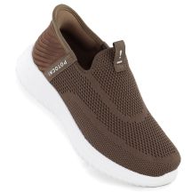 Półbuty sportowe damskie slip on brązowe Potocki BK01312