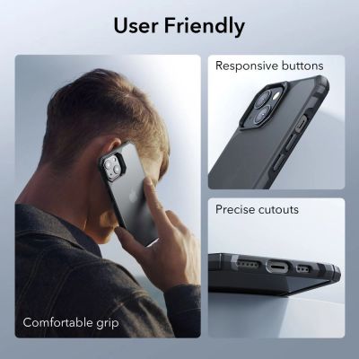 6. Etui ESR Air Armor na iPhone 14 Plus - matowo-czarne