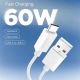 3. Kabel Spigen EB6010AC USB-A / USB-C 60W 100 cm - biały