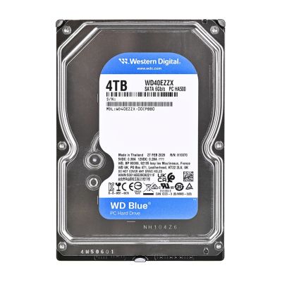 3. Dysk HDD WD Blue WD40EZZX (4 TB ; 3.5"; 256 MB; 5400 obr/min)