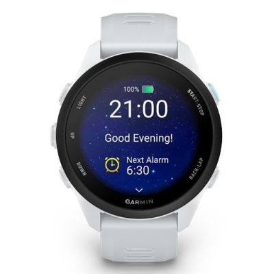 6. Zegarek Garmin Forerunner 70 42,6mm Whitestone