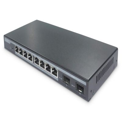 5. Switch L2 Managed 8-Port Gigabit PoE + 2 SFP