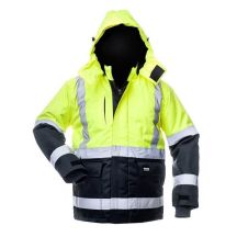 JACKET CANVAS HI-VIS WJ-8946 YEL/BLU L