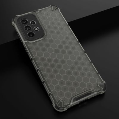 20. Honeycomb etui pancerny pokrowiec z żelową ramką Samsung Galaxy A73 czarny
