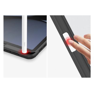 19. Dux Ducis Toby pancerne etui z klapką Smart Case do Oppo Pad z uchwytem na rysik czarny