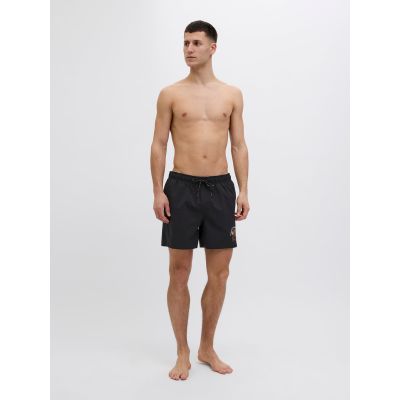 2. Jack&Jones szorty kąpielowe JPSTMAUI STAR SWIMSHORTS STYD SS25 12287670  BLACK
