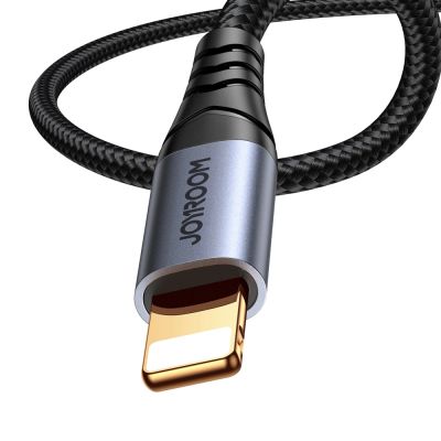 2. Kabel Joyroom Audio Transfer Series SY-A06 mini jack 3,5 mm / Lightning 1,2m - czarny