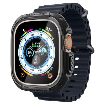 2. Etui Spigen Tough Armor na Apple Watch Ultra 49 mm - czarne