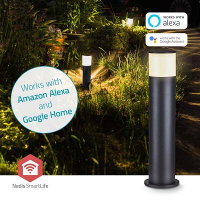 14. Lampa zewnętrzna Nedis ZBLOP10RGBW Smartlife RGB Zigbee 3.0 10 + 4W