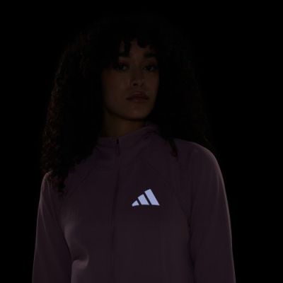 10. Bluza damska adidas TERREX Xperior CLIMAWARM+ Ventknit Fleece Hooded Jacket - magic mauve rozmiar: m