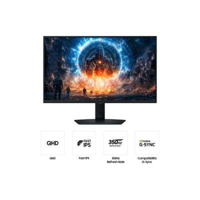 4. Samsung G60F monitor komputerowy 68,6 cm (27") 2560 x 1440 px Quad HD LCD Czarny