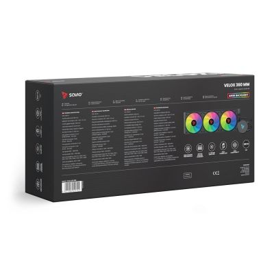 4. SAVIO CHŁODZENIE WODNE CPU ARGB 360MM VELOX