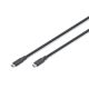 Digitus Kabel silikonowy USB, USB 5 Gb/s, 2 m, czarny