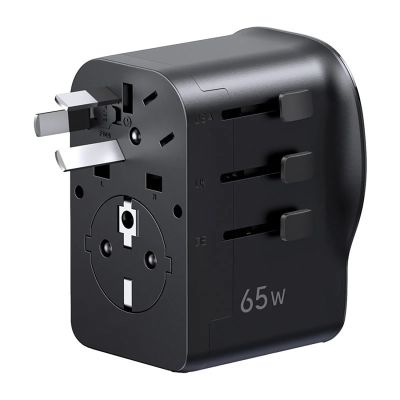 4. Adapter Ugreen S550 65W podróżny uniwersalny - czarny