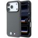 Etui BMW M Carbon Metal Logo MagSafe na iPhone 17 Pro Max / 18 Pro Max - szare