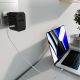 11. Adapter podróżny SBS uniwersalny GaN 70W 3xUSB-C 2xUSB-A z etui - czarny