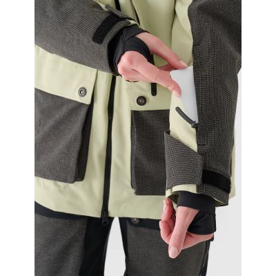 3. Kurtka snowboardowa membrana 10000 damska 4F 4FWAW24TTJAF587-44S