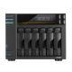 3. NAS Asustor AS6806T; Tower; 6x (3.5" SATA HDD/ 2.5" SSD); AMD Ryzen Embedded V3C14; 16G ECC DDR5 SODIMM (max. 64GB), 2x 10GbE, 2x 5GbE, 4x M.2 2280 NVMe PCIe 4.0, 2x USB4, 2x USB 3.2 Gen, 1x optional 10 GbE card