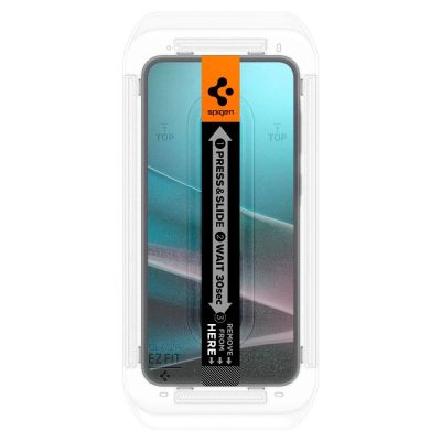 4. Szkło hartowane Spigen Glas.TR "Ez Fit" 2-pack na Samsung Galaxy A36 5G - przezroczyste