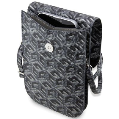 4. Torebka Guess GCube Stripes - czarna