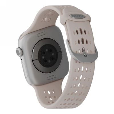 2. Pasek Decoded Silicone Ares O Band  na Apple Watch 40 / 41 / 42 mm - beżowy