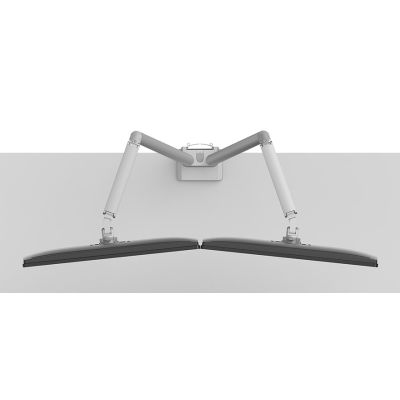 6. Neomounts DS70-250SL2 uchwyt / stojak do monitorów 81,3 cm (32") Biurko Srebrny