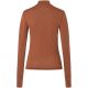 3. Koszulka termoaktywna z długim rękawem i półgolfem damska SUPER.NATURAL W Tundra 175 Turtleneck Flear brązowa