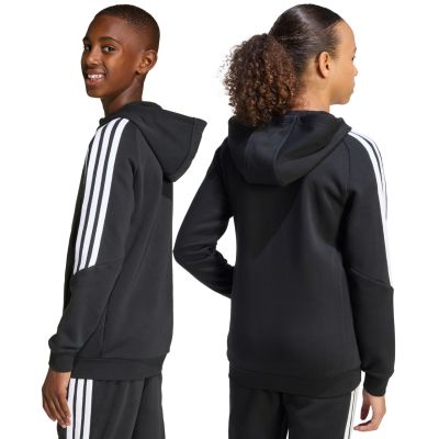 3. Bluza dla dzieci adidas Tiro 26 League Sweat Full Zip Hoodie czarna KF3324