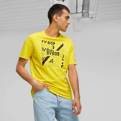 3. Koszulka Puma Borussia Dortmund FtbCore Graphic Tee M 771857-01
